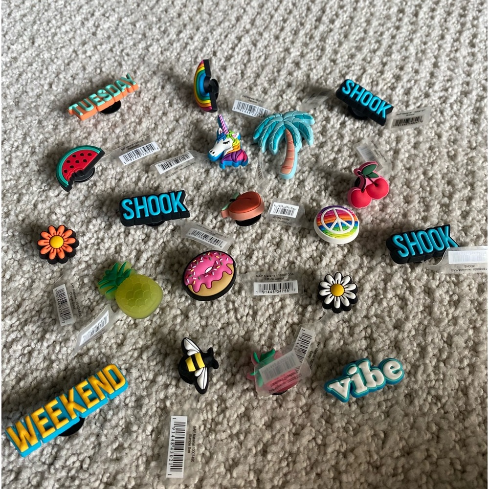 Croc Jibbitz! Real + Never used!